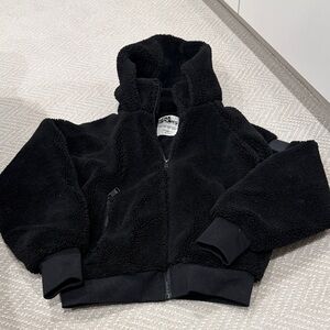 Cozy Black Teddy Jacket